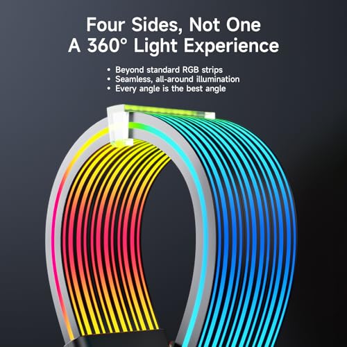 Image of Sirlyr RGB PC Cables,Strimmer 3 * 8 pin PSU Extension Cable,5V 3Pin Sync ARGB,for Graphic Card Power Supply,Computer Case Decoration Black Style