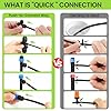 Bonviee Drip Irrigation System, 230FT Garden Watering System with Quick-to-Connect Fittings, Adjustable Drip Emitters, 1/4” & 5/16” Tubing, Drip Irrigation Kit for Raised Garden Beds, Greenhouse, Lawn #4