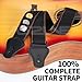 Guitar Accessories Kit:Strap,Capo,Picks,GuitaTuner,guitar string winders,Premium Guitar Gifts for Men, Beginners