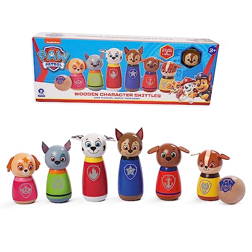 Paw Patrol 1348 Holz Skittle Bowling Set
