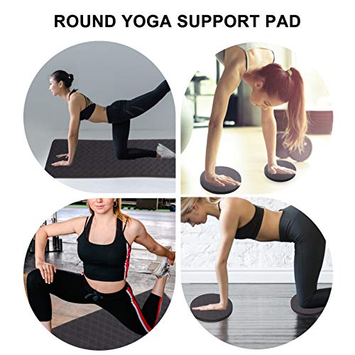 Almofada de Joelheira BESPORTBLE 4 peças para Ioga, Exercícios, Yoga, Tapete para Estar em Casa ou A