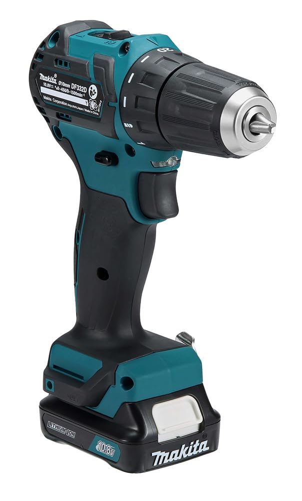Makita DF332DSAE Bohrmaschine, 18 W, 10.8 V, Schwarz, Blau