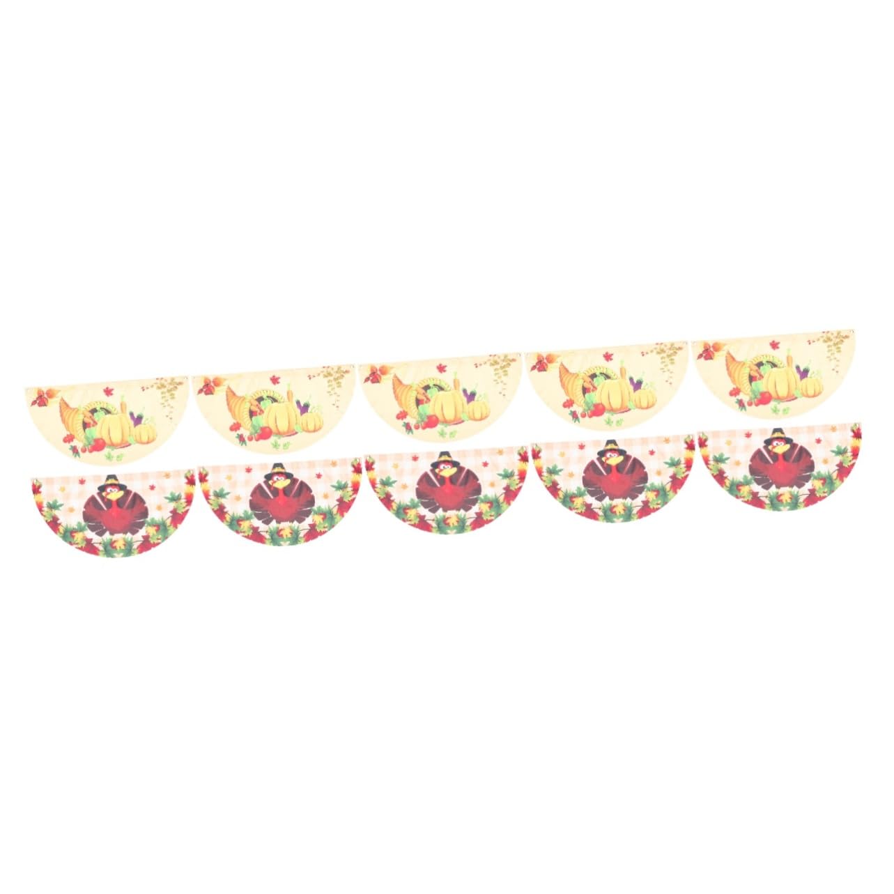 TOYANDONA 5 Sätze Herbst Gartenflaggen Dekoflaggen Für Außenbereich Für Terrasse Und Garten Hochwertige Polyester Flags Für Erntedankfest Dekoration 2 Stück * 5
