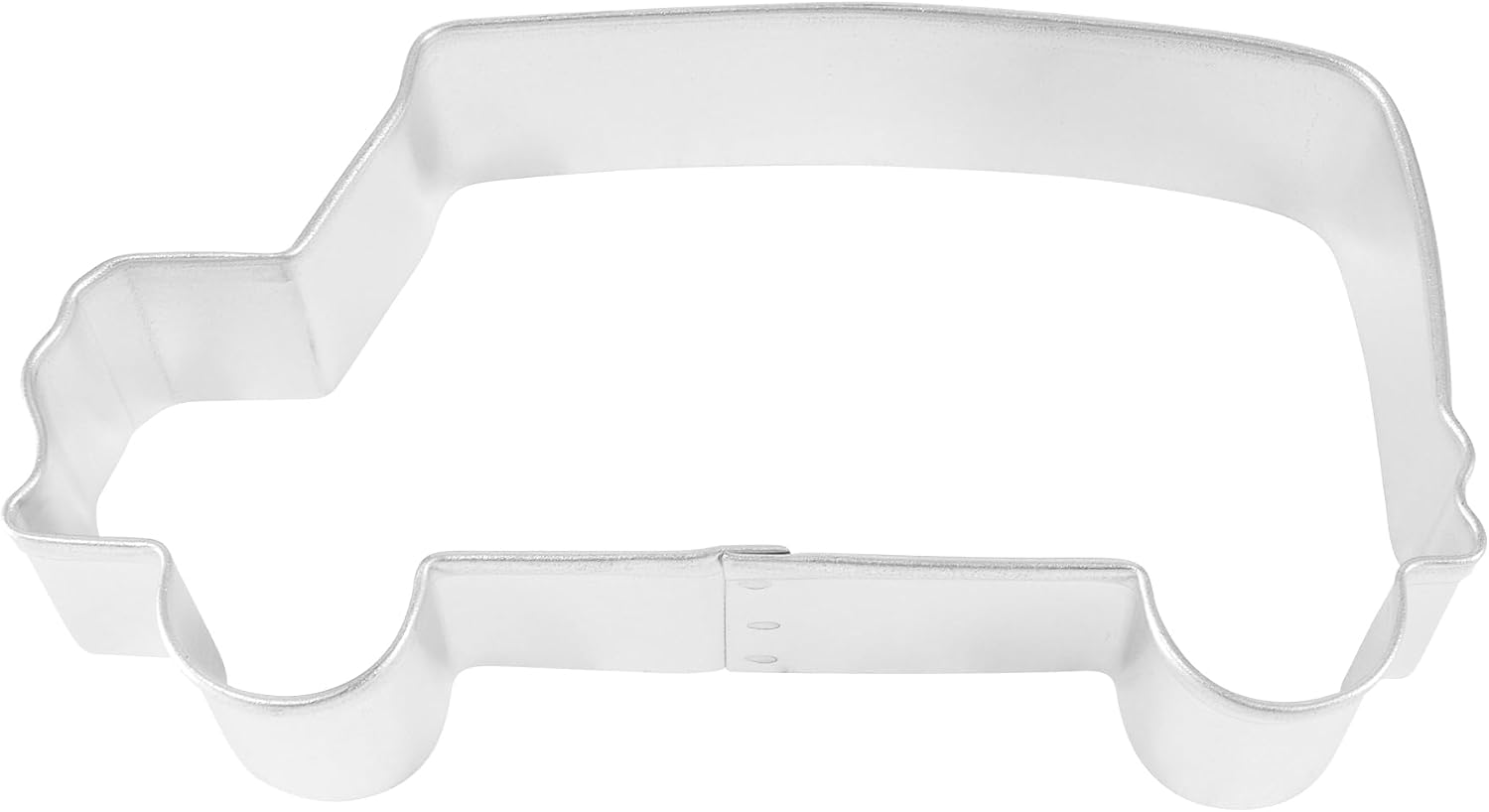 R&M Back to School Cookie Cutter 7-Piece Gift Set – Includes Apple, School Bus, Paint Brush, Scissors, Book, Rectangle & Schoolhouse Cookie Cutters with Recipe Card – Stainless Steel