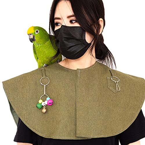 Protection pour oiseaux d'épaule de qualité supérieure, coussinet vert durable - 5