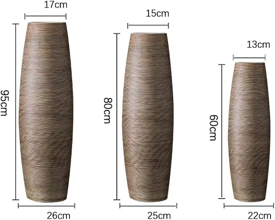 Amazon.co.jp: 床置き大型花瓶 モダンスタイル 大きな花瓶 高