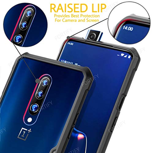 Image of RIGGEAR Xundd Back Cover Case for OnePlus 7T (Armor|PC and TPU|Black)
