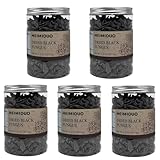 MEIMIDUO 22.5 Oz Dried Black Fungus Wood Ear Mushrooms, Premium All Natural Vegan(Pack of 5)