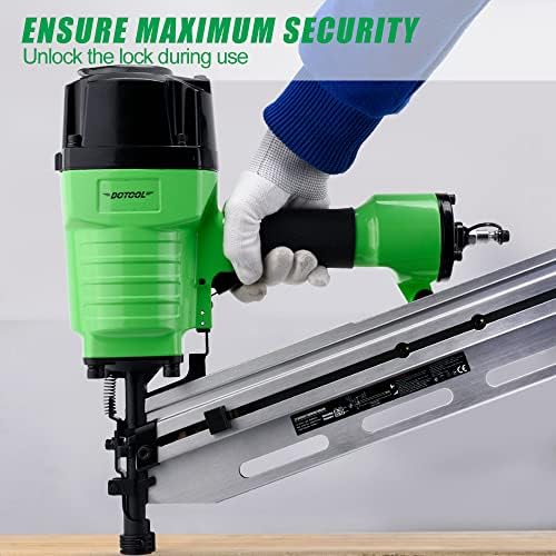 DOTOOL Framing Nail Gun 21 Degree 2Inch to 31/2Inch with ToolLess