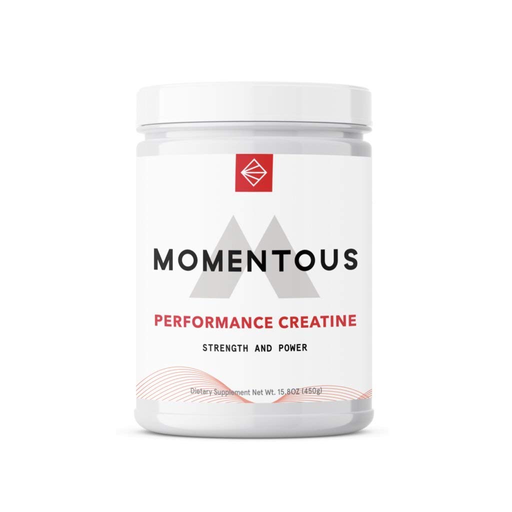 Momentous Creatine, Creapure Performance Creatine Monohydrate Powder (5 Grams Per Serving)
