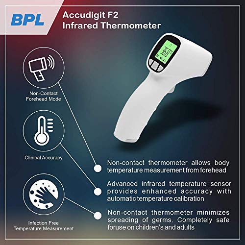 BPL Accudigit F2 Non Contact Infrared Temperature Gun BPL Accudigit F2 Non Contact Infrared Temperature Gun