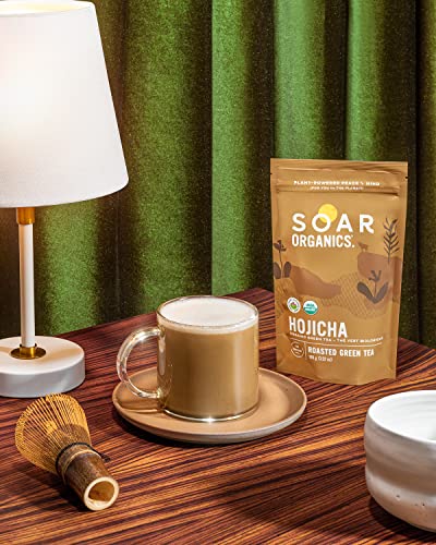 Soar Organics - Organic Japanese Hojicha Powder - 100g Soar Organics - Organic Japanese Hojicha Powder - 100g