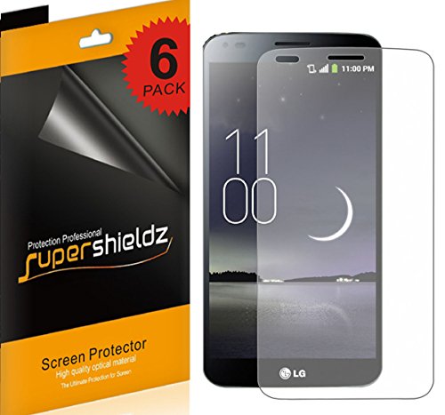 Supershieldz (6 Pack) Designed for LG G Flex Screen Protector, High Definition Clear Shield (PET)