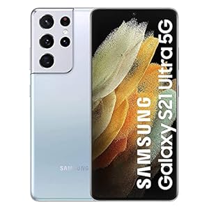 Samsung Galaxy S21 Ultra 5G (Dual SIM), 256GB, 12GB RAM, Plata (Reacondicionado)