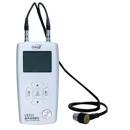 Medidor ultrasónico de grosor de 0.000in, LS211 ultrasonido UT para metal plástico vidrio cerámica (LS211)