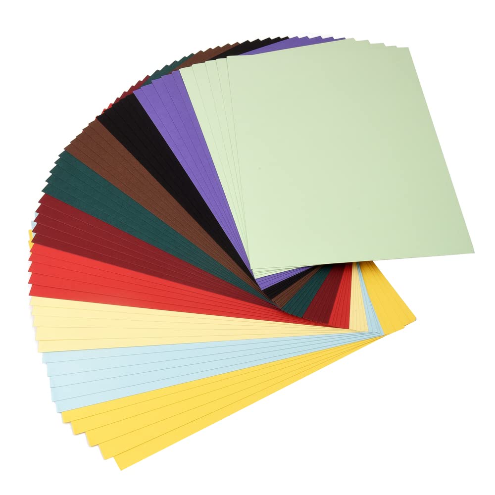 ewtshopCraft cardboard, 300 g/m², DIN A4, 50 sheets in 10 colours