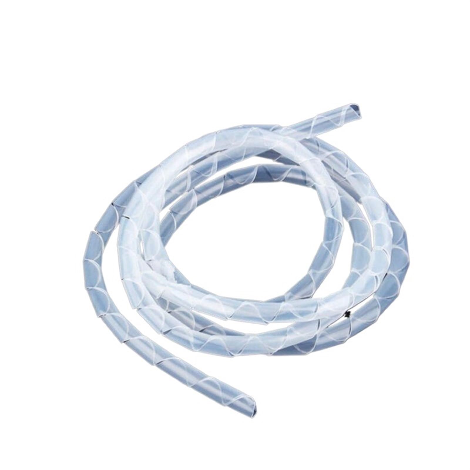 Tubo enrollador de Cables, Manguito Flexible for gestión de Cables en Espiral, 5 Metros(Black,14mm Inside Diameter)