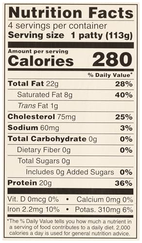 Image of Whole Foods Market Organic Grass Fed Beef Burgers, 16 OZ