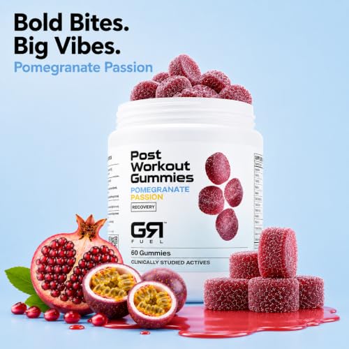 Image of Post Workout Gummies, Pomegranate Passion, 12 Packets (24 Serv)