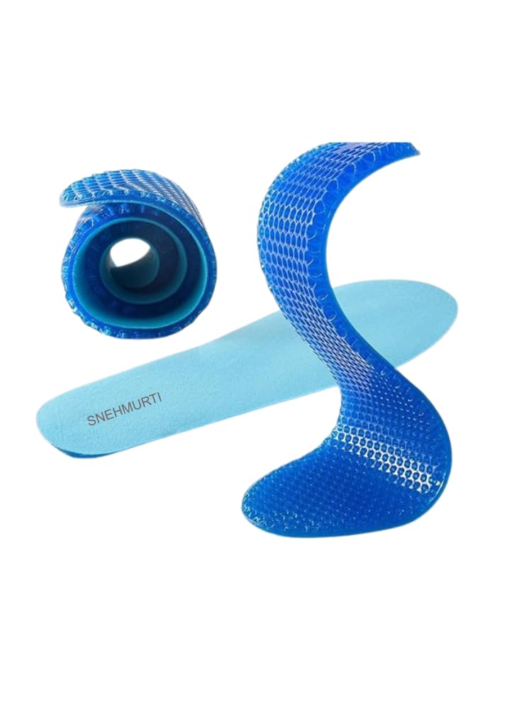 SNEHMURTI Silicone Gel Reusable Honeycomb Full Length Non Slip Comfort Sports Insole Air Cushion Damping Shoe Pad Cushion Shoe Inserts for Men & Women (UK/IND 7-11/EU41-45, 29 cm)-image-32