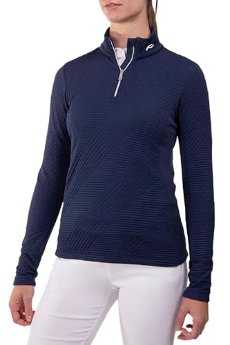 [Kjus] `[X fB[X XL[ Ci[WPbg K00318 Women Neila Midlayer Half-Zip K0031801 Atlanta Blue (JP, TCY, 42)