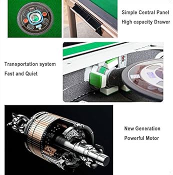 Amazon.com: SICHUAN Style 川麻Automatic Mahjong Table Dining