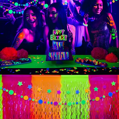 image for Mega-Loopolis Mega-L Glow in The Dark Party Supplies, 2 Pack Neon Part