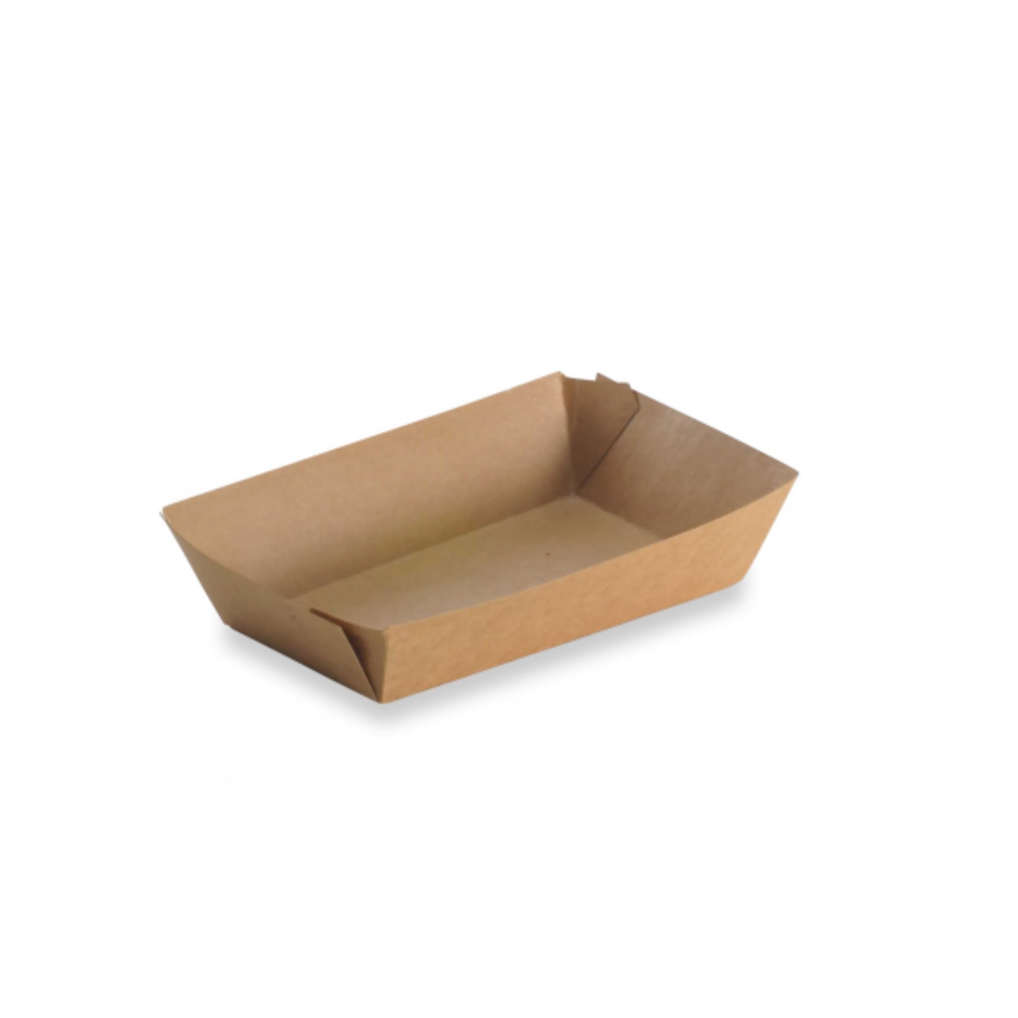 Générique 500 Barquettes à Frites Rectangulaires en Carton Kraft Brun 13,6x8,5x5 cm - Barquettes Bateau Économiques 690 ml pour Restauration Rapide et Événements