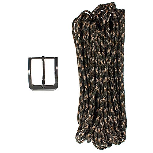 West Coast Paracord - 550 Paracord Belt Kit - Metal Buckle Belts for Men - Multiple Colors