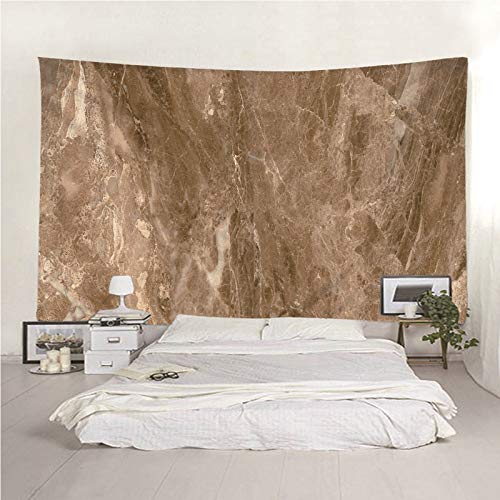 Tapiz de pared decorativo KnSam 150 x 150 cm, textil de poliéster estampado estilo mármol 7