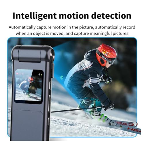 Mini Body Camera, 1080P HD Pocket Body Worn Camera with Back Clip - Image 4
