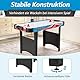 FANTASK Arcade-Stil Hockeytisch, Airhockey Tisch mit 2 Schiebern und 2 Pucks geliefert, Airhockey-Spieltisch mit mit LED-Anzeigetafel & 12V-Motor für Kinder Erwachsene, 130 x 61 x 76 cm