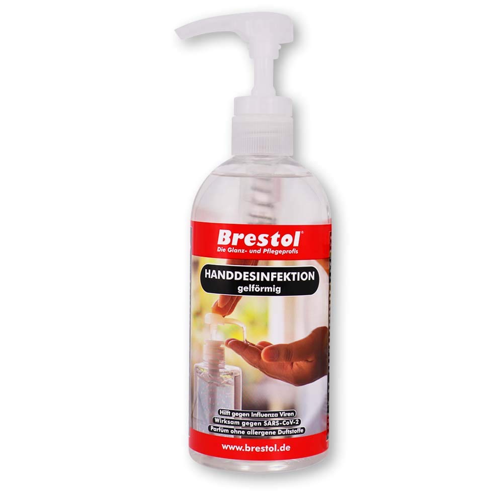 HANDDESINFEKTION Gel 16x 500 ml Spenderflasche Desinfektionsmittel für Hand Haut Hände Desinfektion Desinfektionsgel Geldesinfektion gelförmig