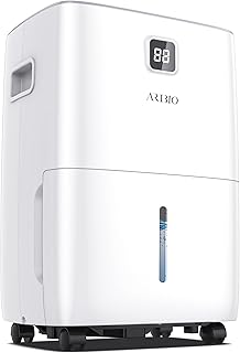 30L/Day Dehumidifiers for Home, Dehumidifiers with Digital Display & Humidity Control, Laundry Dry, 4L Water Tank & Drainage Hose for Damp & Condensation, 24H Timer for Home/Basement/Office/Large Room