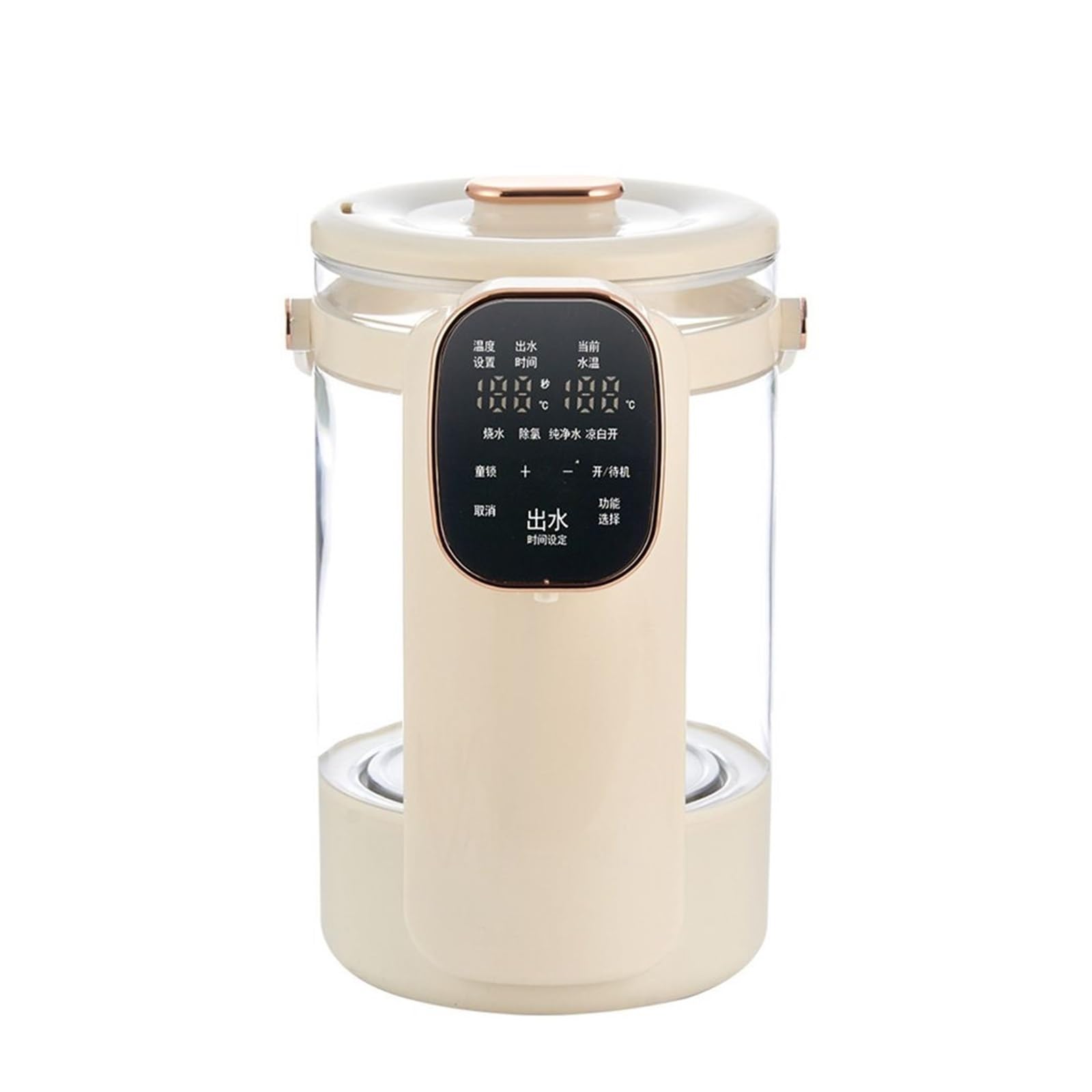 Eretyret One Color Instant Hot Water Dispenser 3L Desktop Thermostat Kettle Automatic Drinking Fountain Potable Keep Warm Digital Display Quiet Operation