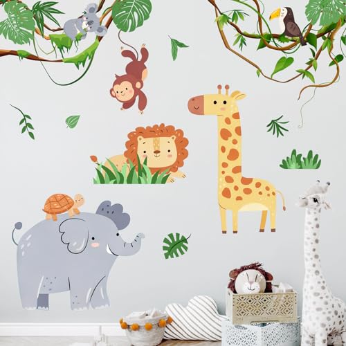 Vinilos Decorativos Mfault Animales Tropicales 35x12 in miniatura 6