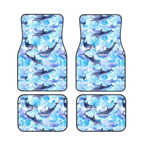 Alfombrillas de coche juego de 4 piezas universales de neopreno impermeable