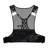rockible Running Vest Reflective Strip with Pockets for Backpacking Mountaineering Outdoor Football