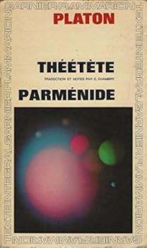 Paperback Théétète - Parmènide [French] Book