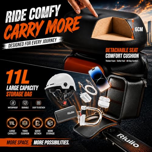 Image of Electric Scooter, 350W / 500W Motor, 19 MPH to 22MPH, 21 to 40 Miles Range, Dual Suspension, Dual Braking, App Control, Foldable Commuter E Scooter for Adults and Teens