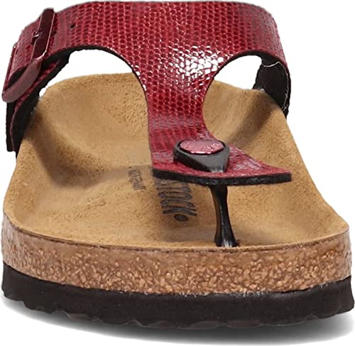 Image of Birkenstock Women's Thong, Maroon, 7