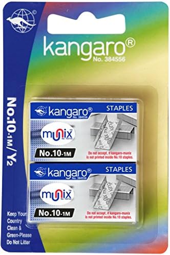 Kangaro Staples Pins No. 10-1M 10 Boxes : Amazon.in: Office Products