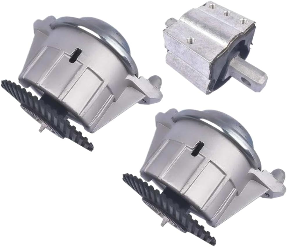 3Pcs Engine Motor Mounts 2122400418 2042400917 Compatible with C300 E350 E400 RWD