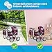 Kinderplay Baby Doll Stroller | Baby Doll Pram | Baby Doll Carriage - Stroller for Baby Dolls with Adjustable Handle (12.99-24.80 inches) | Babydoll Reborn Strollers | Model KP0261R