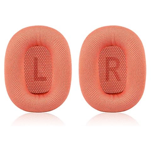 Jecobb Replacement Earpads for Apple AirPods Max Headphones with Mesh Fabric & Memory Foam Ear Cushions (Pink) Cover