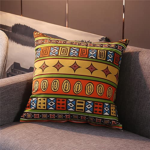 Dekorative Kissenbezug Mandala, 4er Set Zierkissenbezüge Weiches Bunt Boho Kissenhülle Sofa Büro Decor Auto Bohemien… – Bild 6
