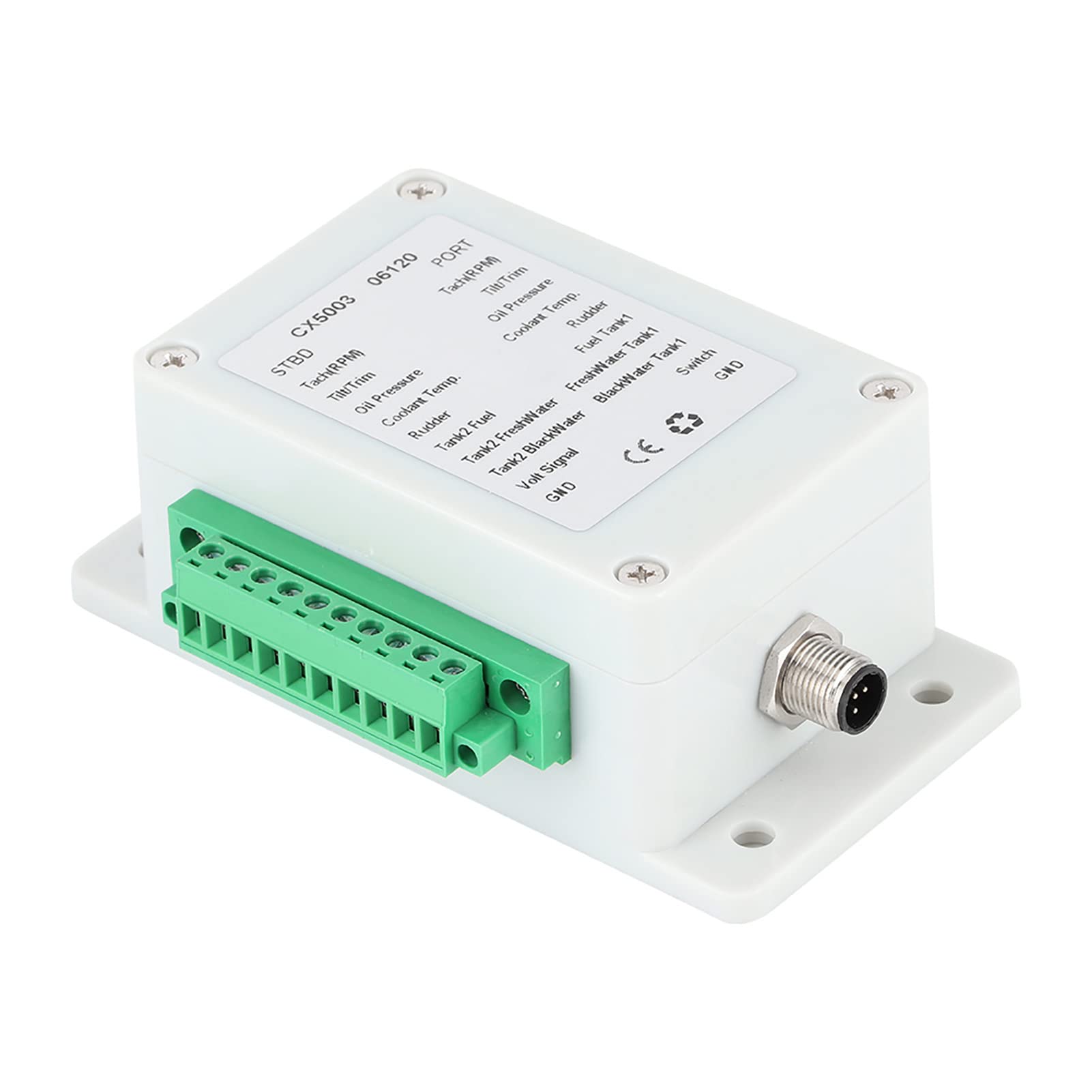 Tbest NMEA2000 Convertitore, Convertitore Cx5003 Nmea 2000, Adattatore Nmea 2000 Convertitore 9-32 V Convertitore Sensore Singal In Nmea2000 Ip67 Impermeabile Per Barca Yacht