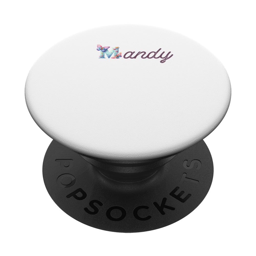 Mandy Name Initial Floral Garden Name PopSockets Standard PopGrip
