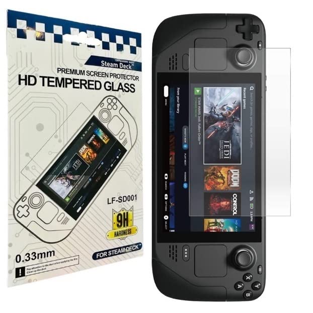 TMG Screen Protector for Steam Deck 7-Inch, 9H Tempered Glass Film, Anti-Scratch HD Clear Easy Installation (B0C61QB8C7) Amazon Price History, Amazon Price Tracker