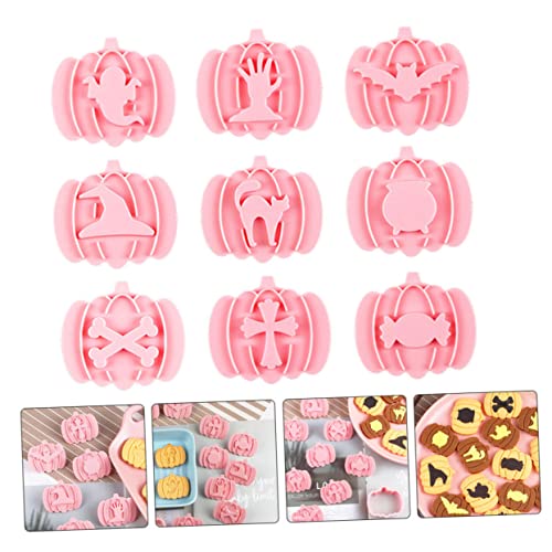 Cabilock Kürbis-plätzchenform Fondant-rahmen Softies Mehrzweck-gebäckform Backwerkzeuge Für Halloween-dekoration